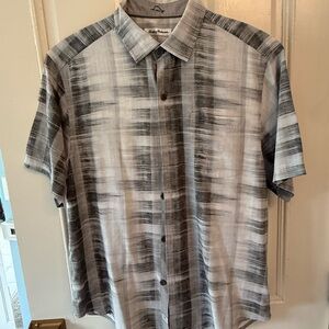 Tommy Bahama Monochrome Patterned Shirt